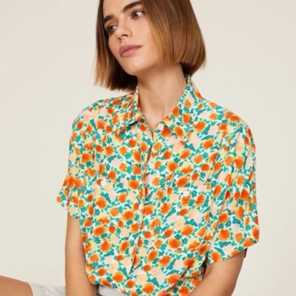 APC Zoe Colorful Shortsleeve shirt - Picture 1 of 8